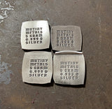 Pirate Chips 5 grams 4pc set .999 fine silver