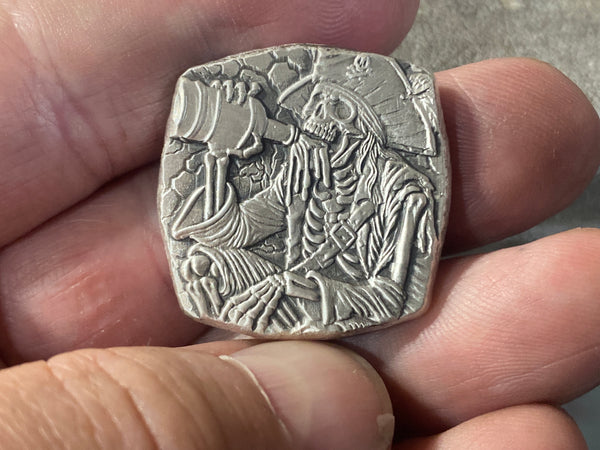 The Pirates Only Real Love - Rum 1oz .999 fine silver – Mutiny Metals