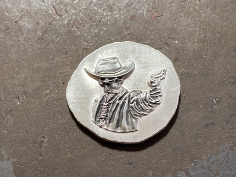 Snake 1oz .999 fine silver Gun Fighter Series