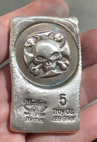 5oz Iron Cross .999 fine silver Limited to 25