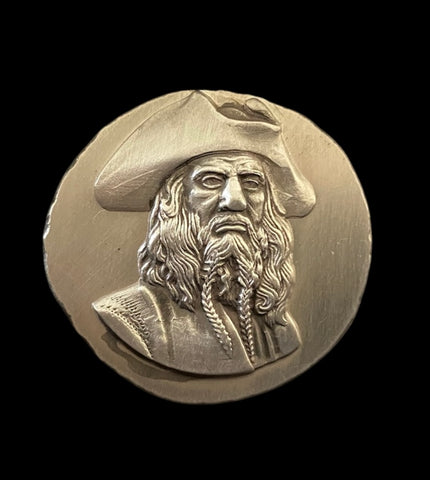 Captain Black Beard 1oz .999 fine silver
