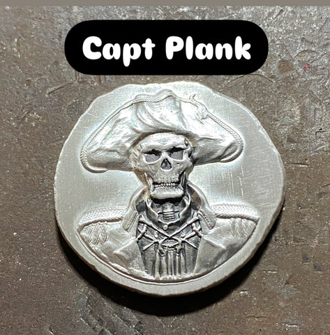 Captain Plank 1oz .999 fine silver
