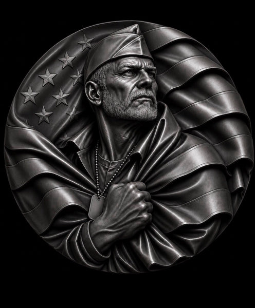22 Jumps Veterans Day 1oz Silver Round - Coin