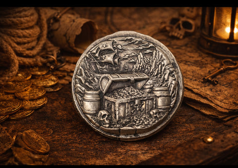 Black Beards Treasure 1oz .999 fine silver