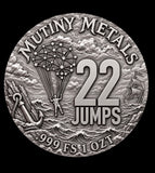 22 Jumps Veterans Day 1oz Silver Round - Coin