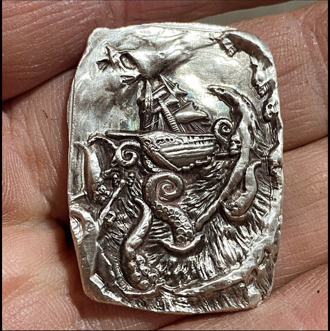 Legend of the Kraken 1oz .999 silver