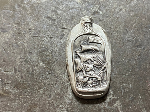 The Message in a bottle 1oz .999 fine silver