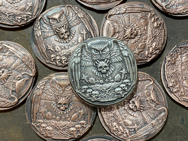 2pc set -Keeper of the Lost and Forgotten 1oz .999 silver and copper
