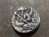 The Kraken Slayer 1oz .999 silver