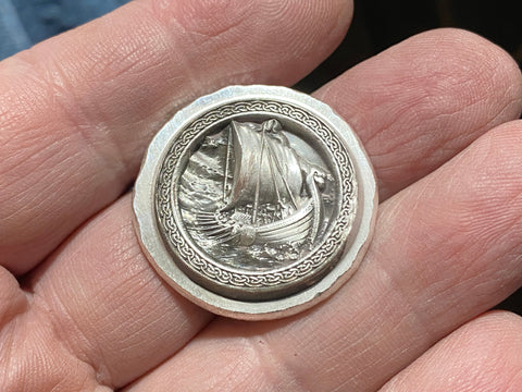 The Viking Ship 1oz .999 fine silver