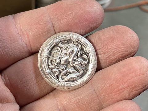 3D Medusa 1oz .999 fine silver