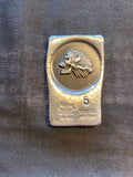 5oz Lone Wolf .999 fine silver