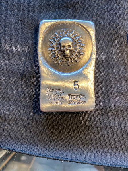 5oz Warriors Shield .999 fine silver