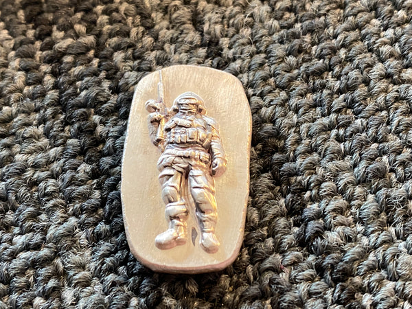 The Soldier of Fortune .999 fine silver