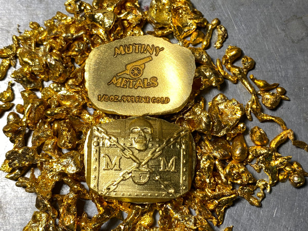 1/2oz Gold Mutiny Treasure Chest .999 fine