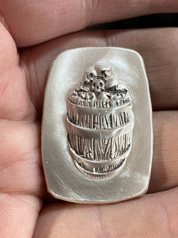 The Barrel Aged 1oz .999 fine silver