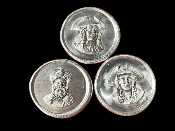 Limited Edition 2oz Captain set of 3 different