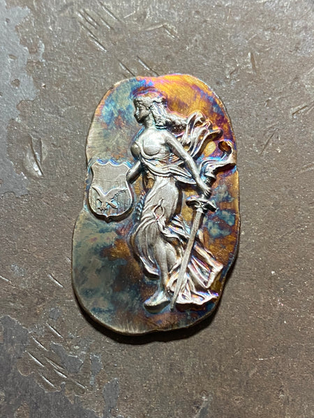 Lady Columbia 1/2oz .999 fine silver