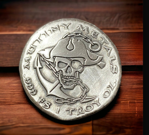 The Pirates Anchor 1oz silver .999