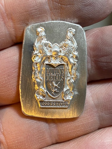 The Mutiny Coat of Arms 1oz .999 fine