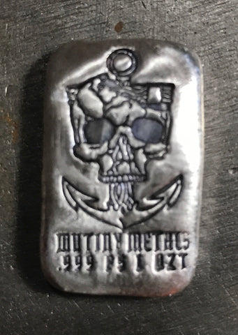 The Anchor 1oz .999 Silver Bar - Mutiny Metals