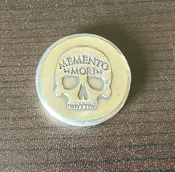 2oz Memento Mori .999 fine silver