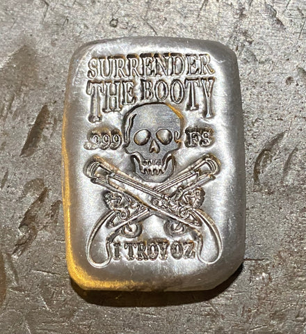 Surrender the Booty 1oz .999 silver