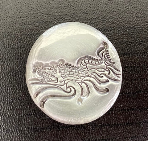 1oz Sea Monster - .999 fine silver