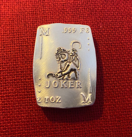 The Joker from the Card Series 2oz .999 fine silver