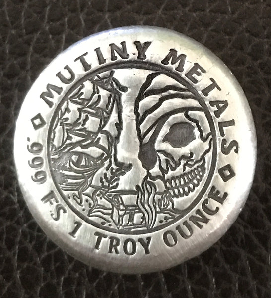 Davy Jones Locker 1oz .999 fine Silver Round