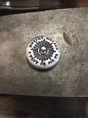 Pirates Compass Crown 1oz Coin .999 fine silver