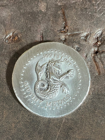 The Mutiny Sea Horse 1oz Silver