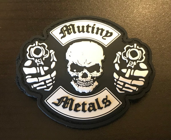 Mutiny Metals PVC Velcro Back Patch