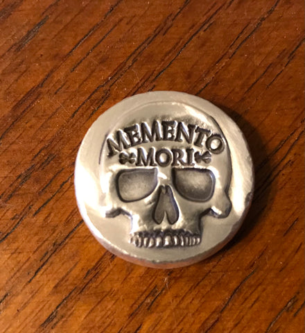 Memento Mori 1oz .999 silver coin