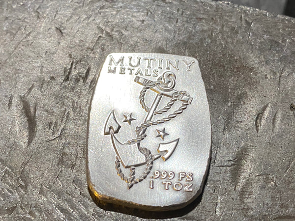 Anchors Away 1oz .999 silver bar